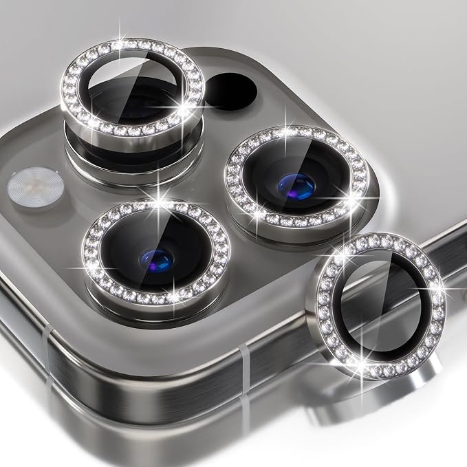 Choiche Compatible for iPhone 16 Pro/iPhone 16 Pro Max Camera Lens Protector