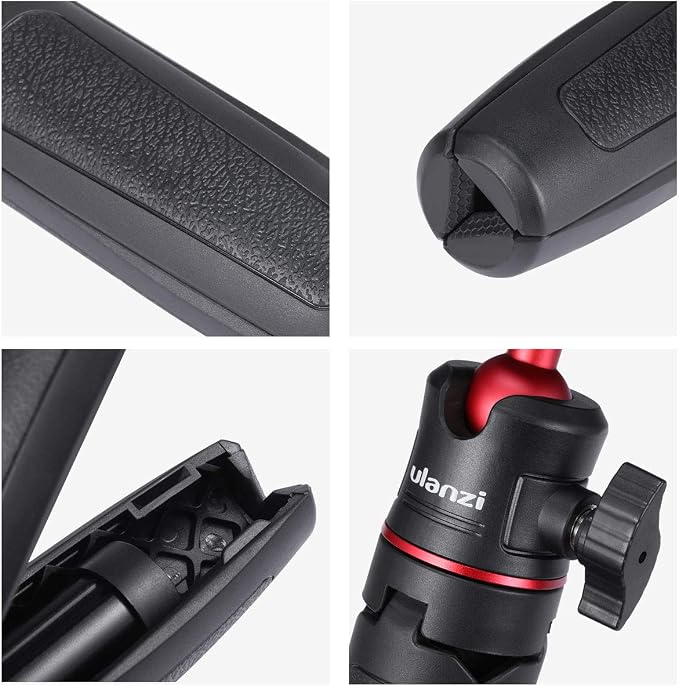 ULANZI MT-08 Extension Pole Tripod, Mini Selfie Stick Stand Handle Grip