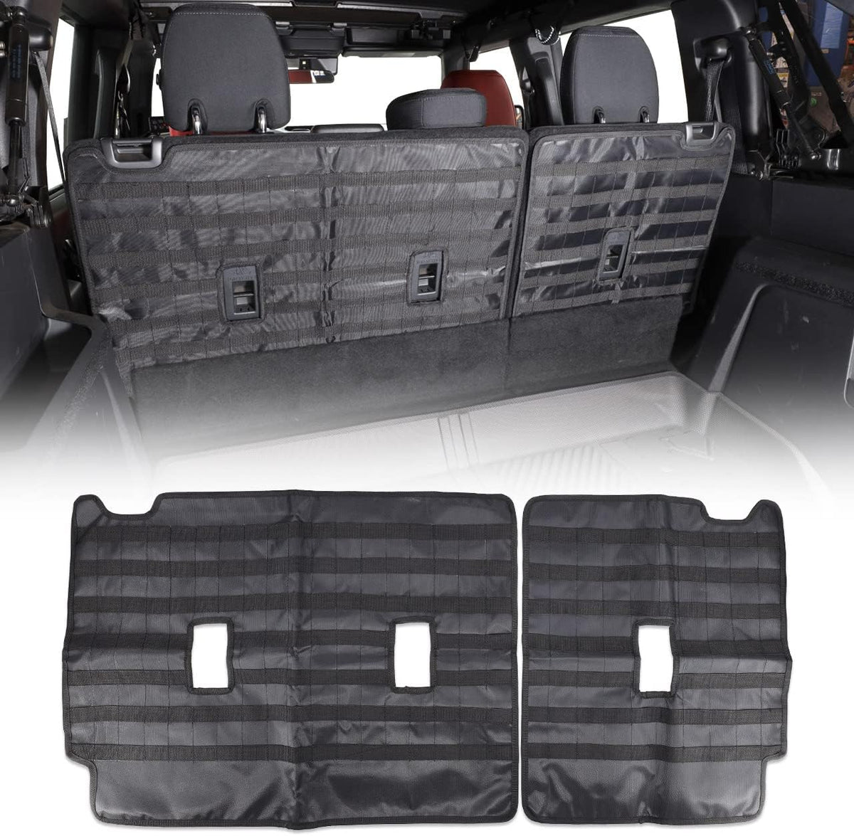 IAG I-Line Rear Seat MOLLE Organizer for Ford Bronco 2021+ 4Dr (Not Sport)