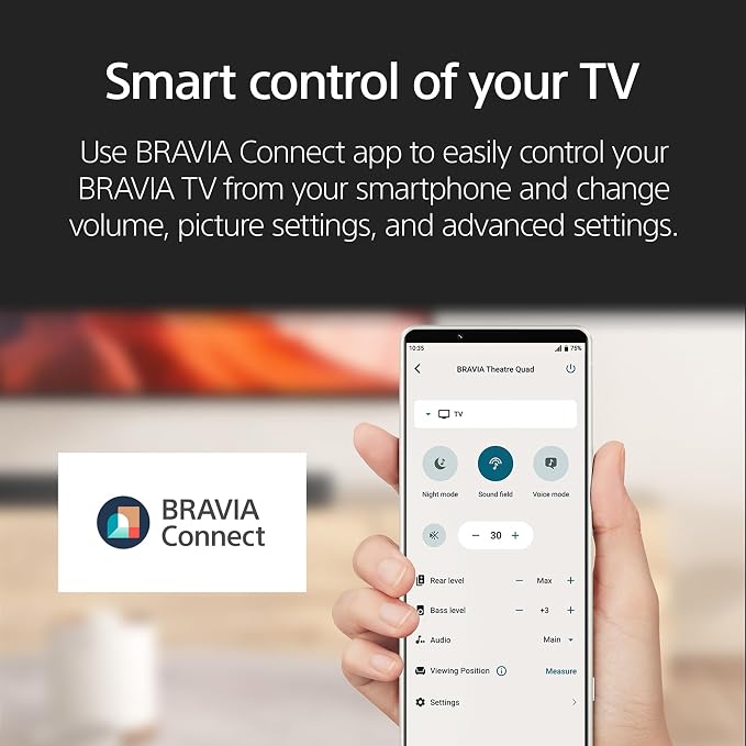 Sony 77 Inch BRAVIA 8 OLED 4K HDR Smart Google TV (K-77XR80) | XR Processor with AI Technology, Dolby Vision/Atmos, Exclusive Features for PlayStation®5, 4K movie credits included