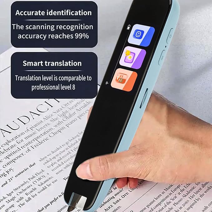 Smart Scanner Pen, Language Translator Device Scanner Pen