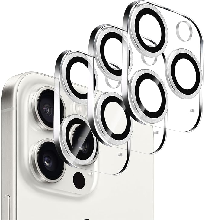 3 Pack Dengduoduo Tempered Glass Camera Lens Protector
