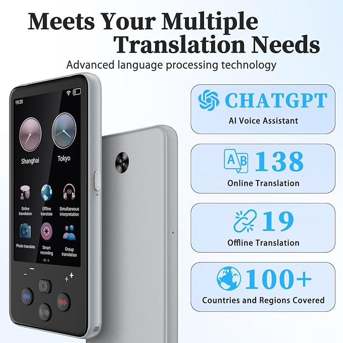Language Translator Device, Real Time Translation Device