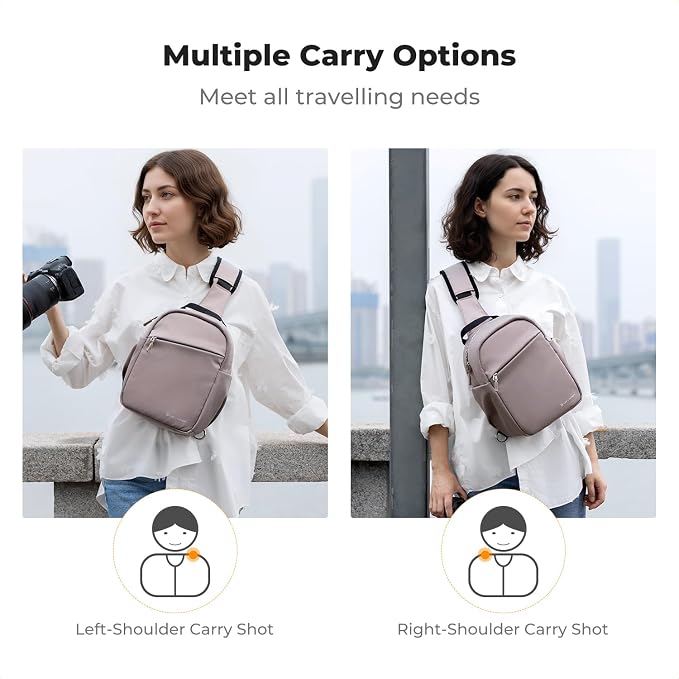 K&F CONCEPT Small Camera Bag for Photographer, Camera Sling Crossbody bag for