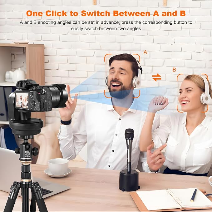 Soonpho M2 Motorized Rotating Panoramic Tripod Head, Remote Control Pan Tilt