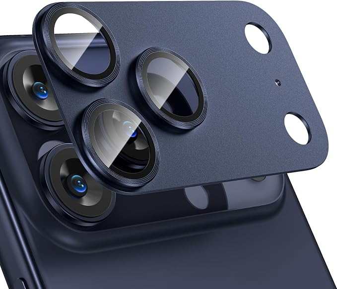 Tensea for iPhone 17 Pro Max Camera Lens Protector, Metal Aluminum Alloy