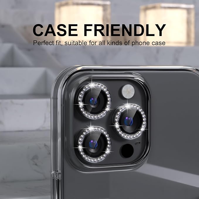 Choiche Compatible for iPhone 16 Pro/iPhone 16 Pro Max Camera Lens Protector