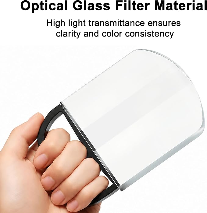 PUYI 150mm Handheld Double Ghost Prism FX Filter, Motion Blur & Refraction Lens