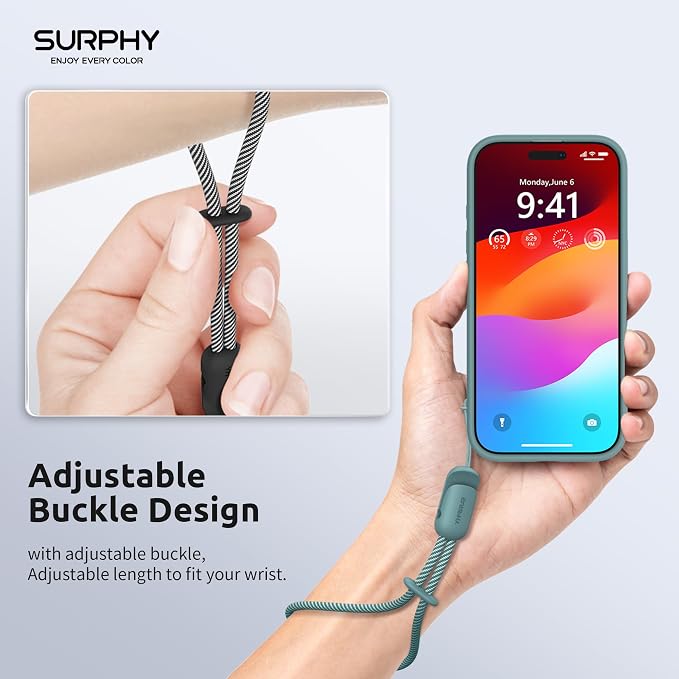 SURPHY 2 Pack Phone Lanyard for Cellphone Case, Phone Wrist Strap for Case