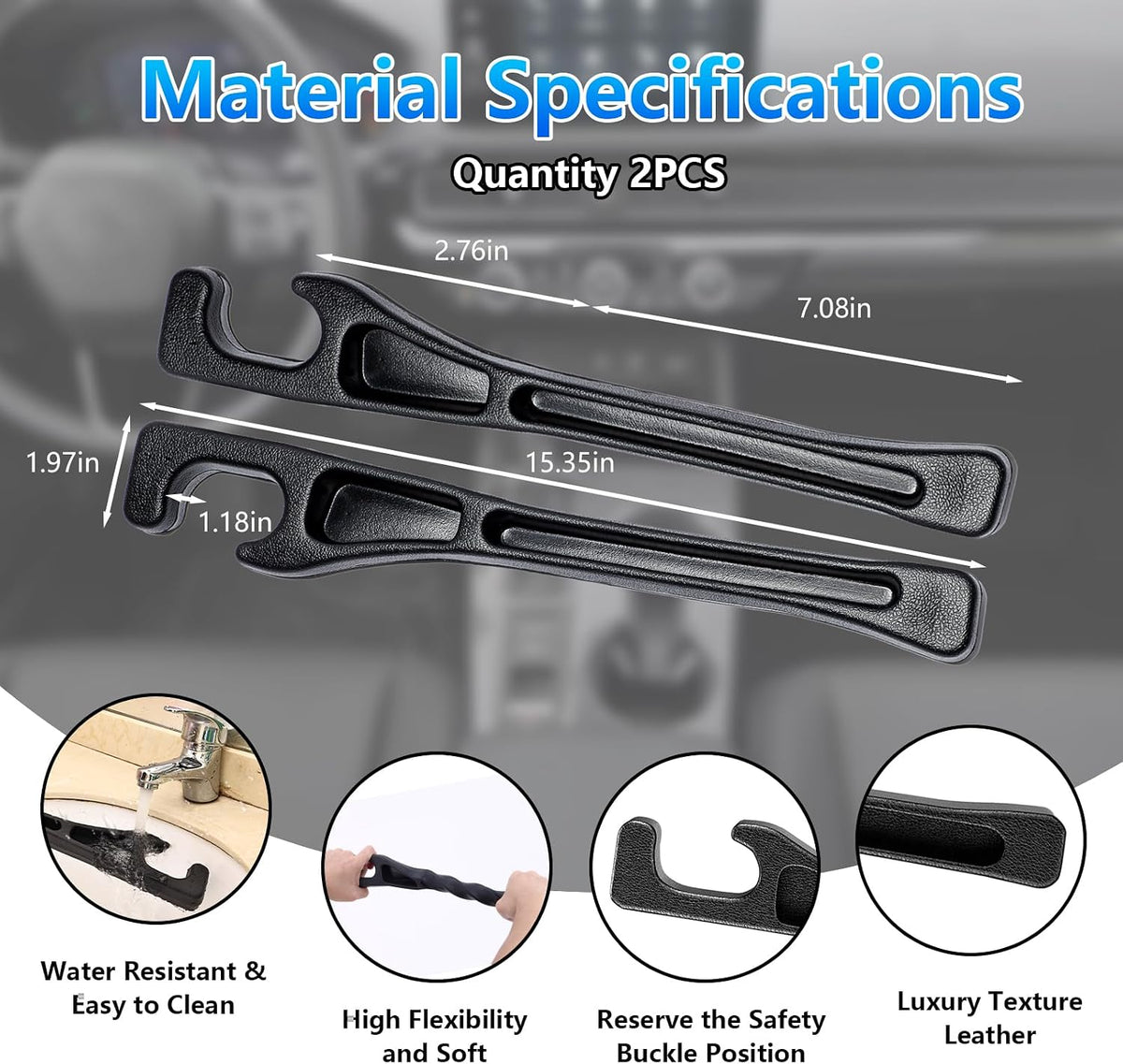 【Compatible with Chevy Equinox】 Car Seat Gap Filler