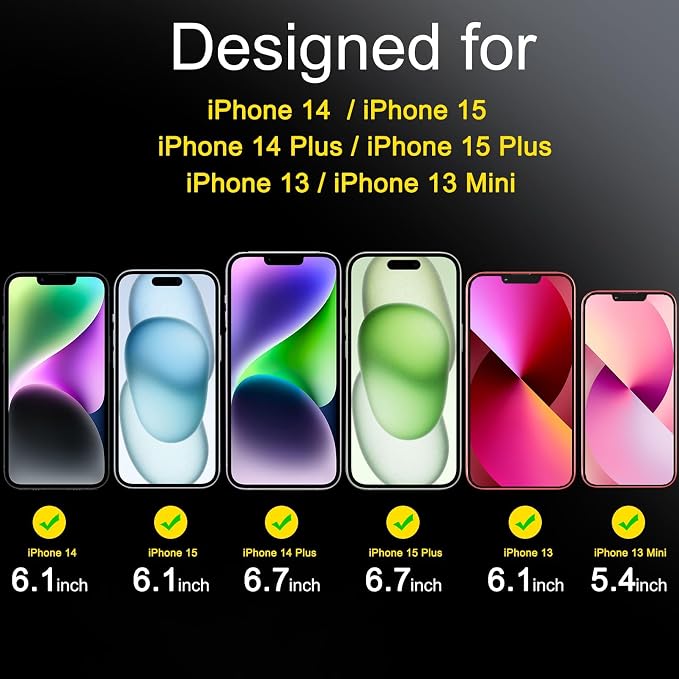 Ferilinso for iPhone 14 iPhone 15 iPhone 14 Plus iPhone 15 Plus Camera Lens