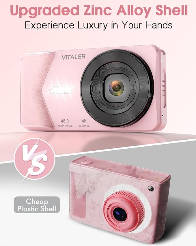 Digital Camera, Autofocus 48MP 4K Camera