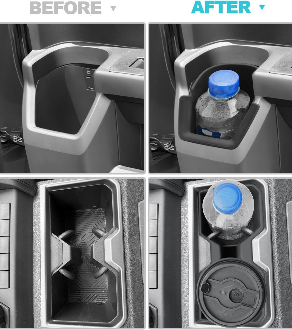 CDEFG 7Pcs for 2025 2026 Toyota 4Runner Center Console Organizer for 2026 Toyota 4Runner Accessories Middle Console & Front Row Passenger Side Storage Box & Cup Holders & Rear Door Storage Pockets