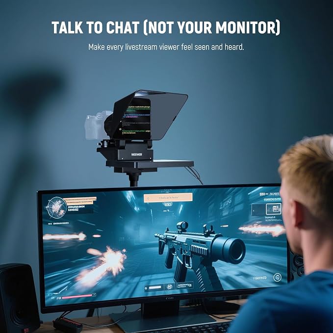 NEEWER 2 in 1 Teleprompter 11 Inch