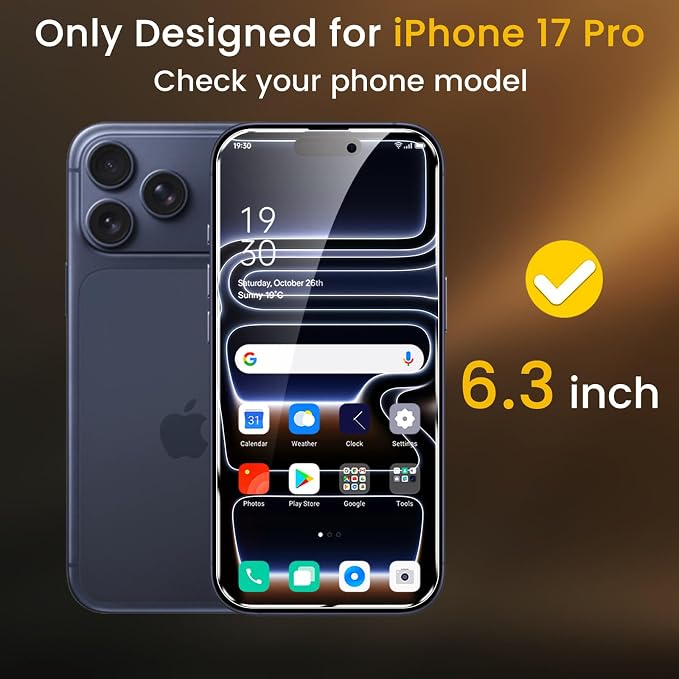 Romkasi 3 Pack Privacy Screen Protector