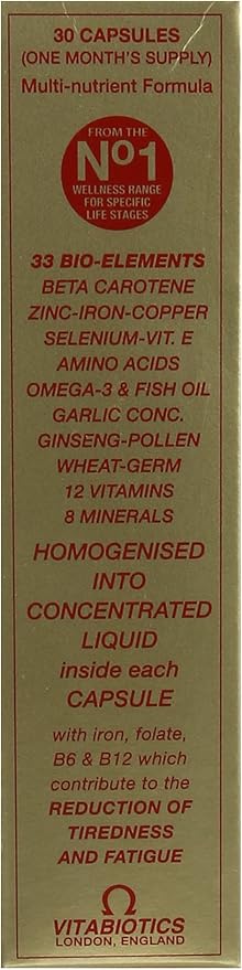 Multivitamin Mineral 30 Capsules