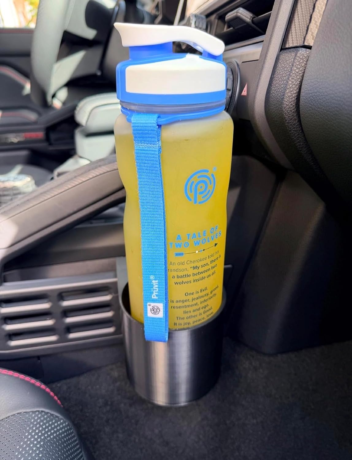 Cupholder Compatible for Toyota 4Runner Tacoma Gen 6 2025+ (Many Sizes) - fits Many Tumbler and Bottles - 3D Printed (Large - 88mm)