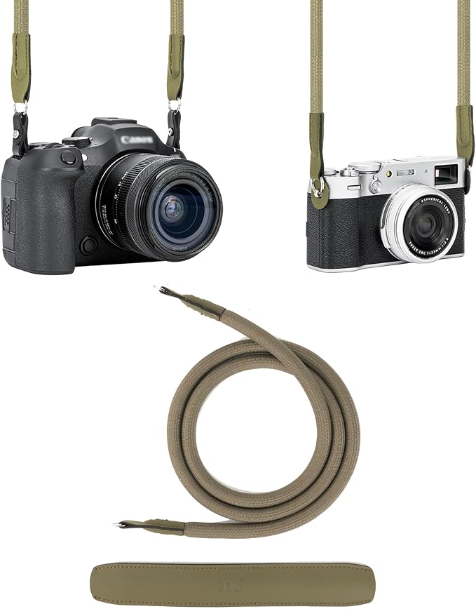 JJC 100cm Braided Rope Camera Strap, Soft Neck Shoulder Strap