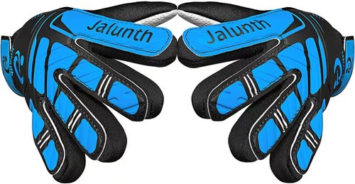 Jalunth Soccer Goalie Gloves - Youth Training Grip for Ages 4-14 | Anti-Skid Latex Palm
