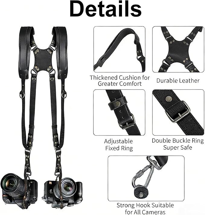 Camera Harness, Dual Camera Harness