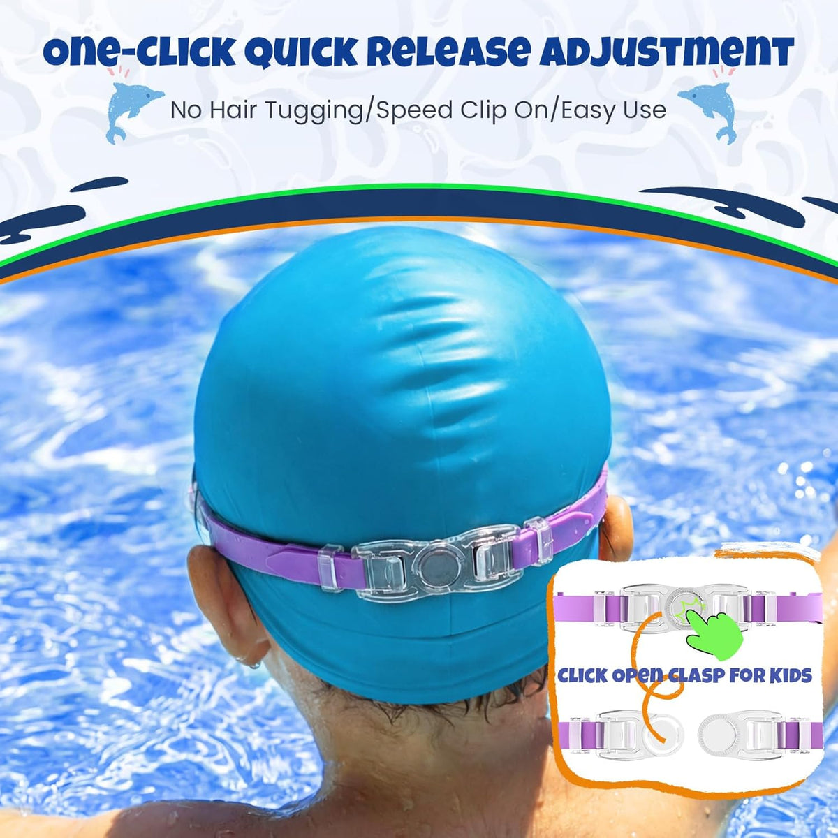 Skiennix Kids Swim Goggles - Anti-Fog UV Protection | 180° Clear View | 3 Pack for Ages 4-16