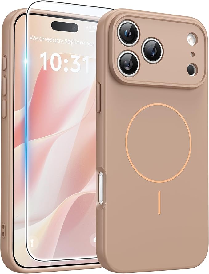 FNTCASE for iPhone 17 Pro Case: Integrated Silicone Phone Cases