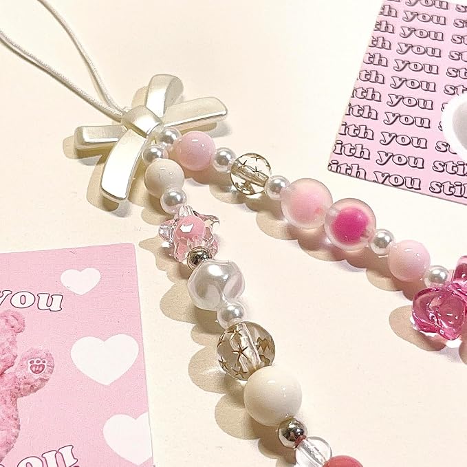 Beaded Camera Wrist Strap Cute Digital Camera Charm Lanyard, Phone Wristlet