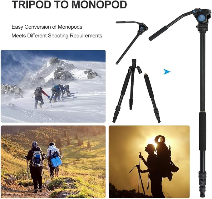 SIRUI Aluminum Camera Tripod Monopod