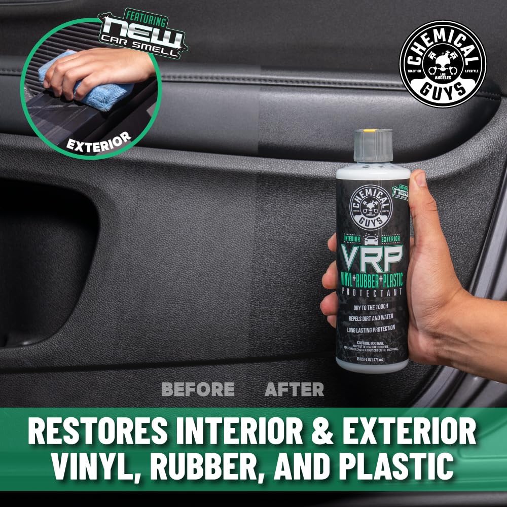 Chemical Guys Keep Your Car New, Interior Care Kit, 6 Piece | New Car Scent Total interior cleaner, VRP, Air Freshener, & microfiber towels for cars and trucks, complete interior refresh