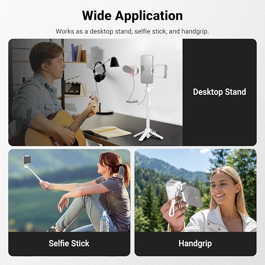 NEEWER Mini Tripod for Phone, Lightweight Foldable Small Selfie Stick Cell