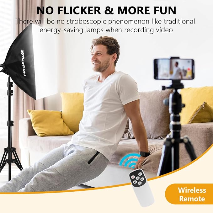 Softbox Lighting Kit, Soft box Photography Lighting Set
