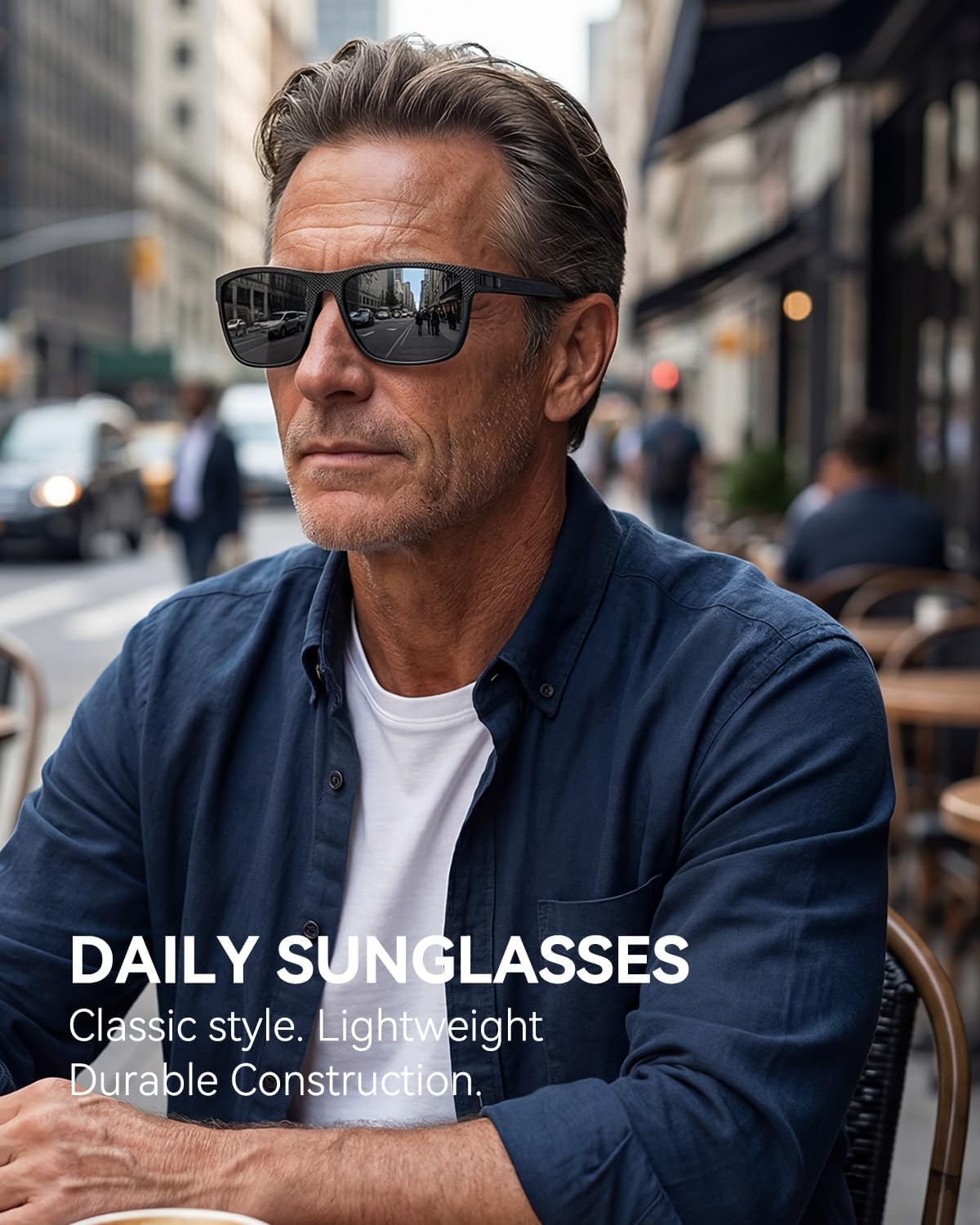 Polarized Sunglasses for Men - UV Protection & Lightweight Design | Perfect for Driving, Fishing, Golf