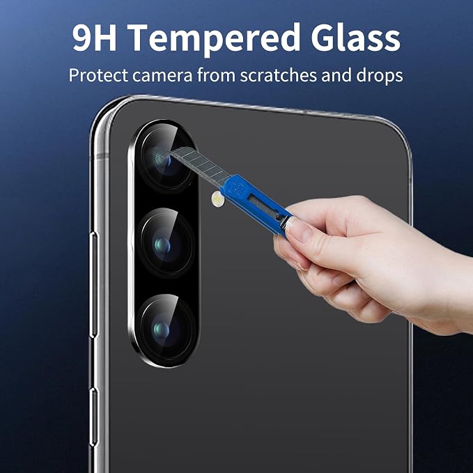 3 Pack Camera Lens Protector for Samsung Galaxy A16, Tempered Glass Camera