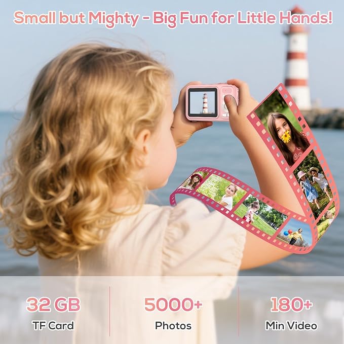Digital Camera for Kids, 48MP FHD 1080P Point and Shoot Digital Cameras
