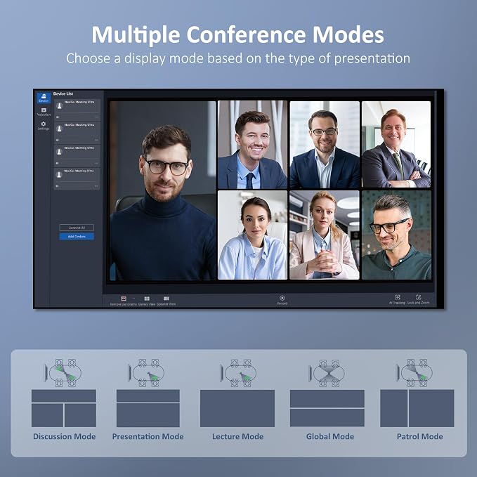 NexiGo Meeting 360 Ultra, Enhanced All-in-One Conference Camera System
