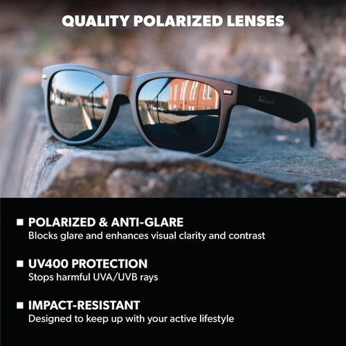 Knockaround Fort Knocks Polarized Sunglasses - UV400 Protection for Men & Women | Stylish & Durable