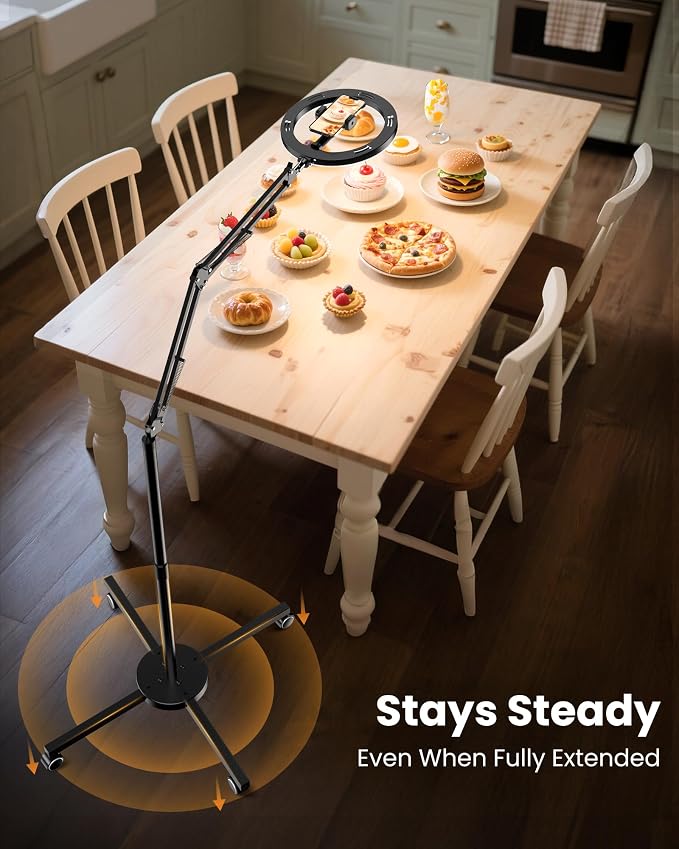 LUXSURE Ring Light Tripod for iPhone