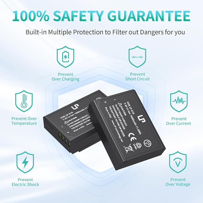 LP LP-E10 Replacement Battery, Kiss X50, X90 Cameras
