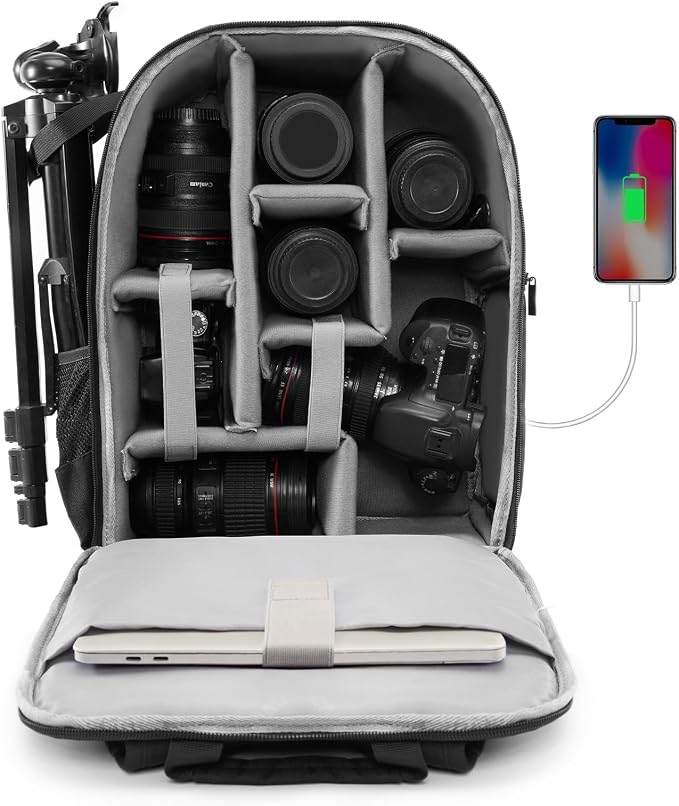CADeN Camera Backpack Bag for DSLR/SLR Mirrorless Camera Waterproof