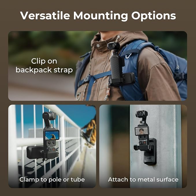 SMALLRIG Magnetic Backpack Strap Clip Mount