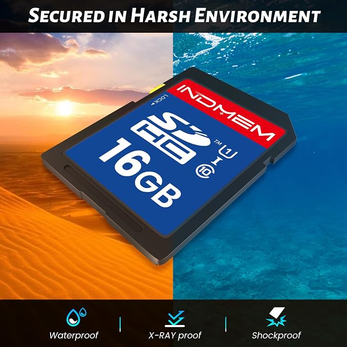 SD Card 16GB, High-Speed Secure Digital Cards
