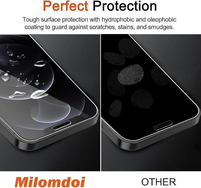 Milomdoi 3 Pack Screen Protector