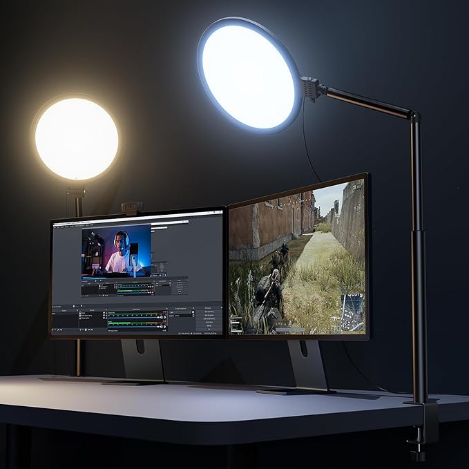 Weilisi 10.2" Desk Ring Light