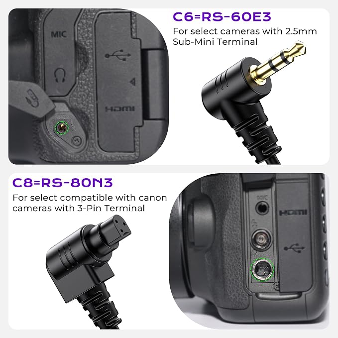 for Canon Rechargeable Camera Remote Shutter Release