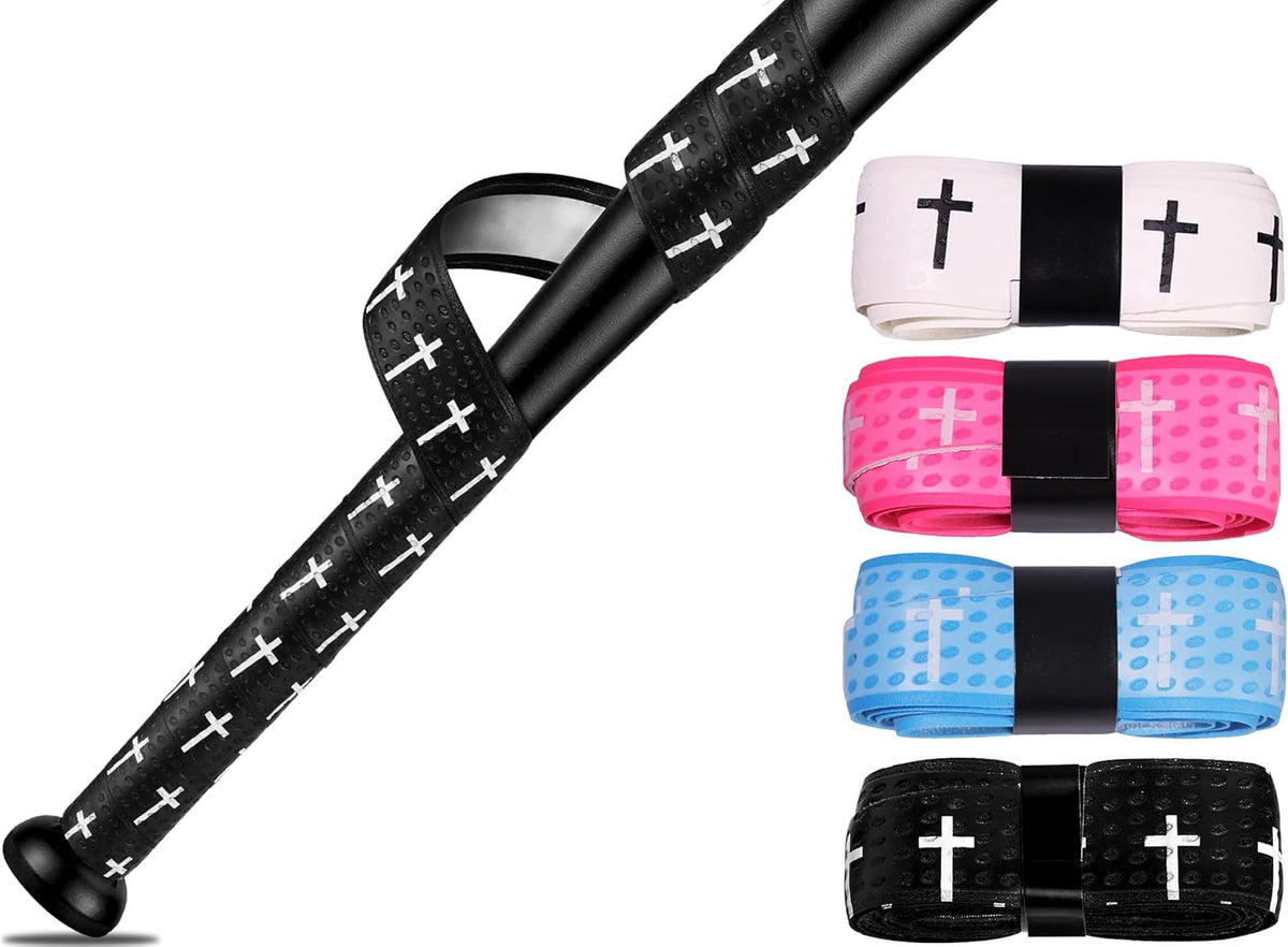 Skiennix Cross Baseball Bat Grip Tapes - Non-Slip Softball Grip | 1.5mm Precut & Full Size Options