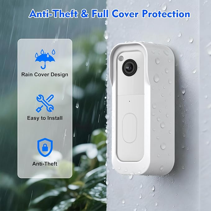 New No Drill Mount for Blink Video Doorbell Camera, Adhesive Blink Doorbell