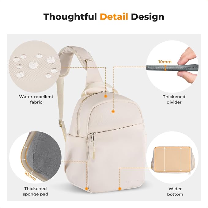 K&F CONCEPT Small Camera Bag for Photographer, Camera Sling Crossbody bag for