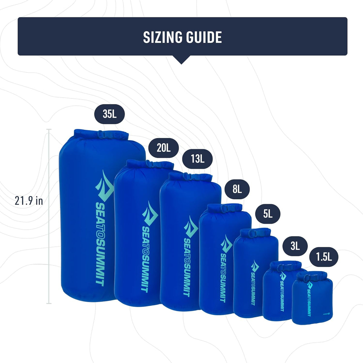 Sea to Summit Lightweight Dry Bag - Versatile Waterproof Storage for Outdoor Adventures