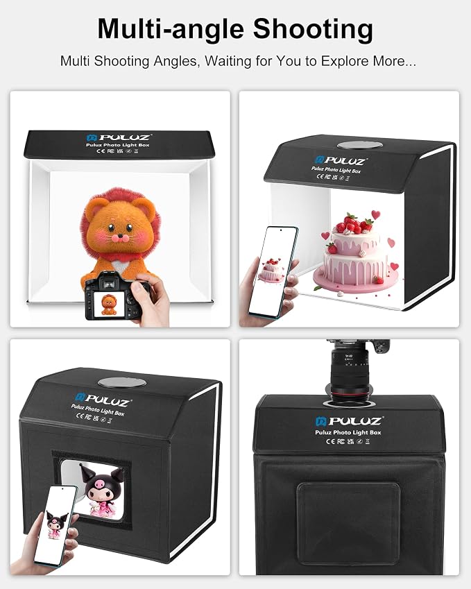 Light Box Photography, PULUZ 16"x12" Portable Photo Box