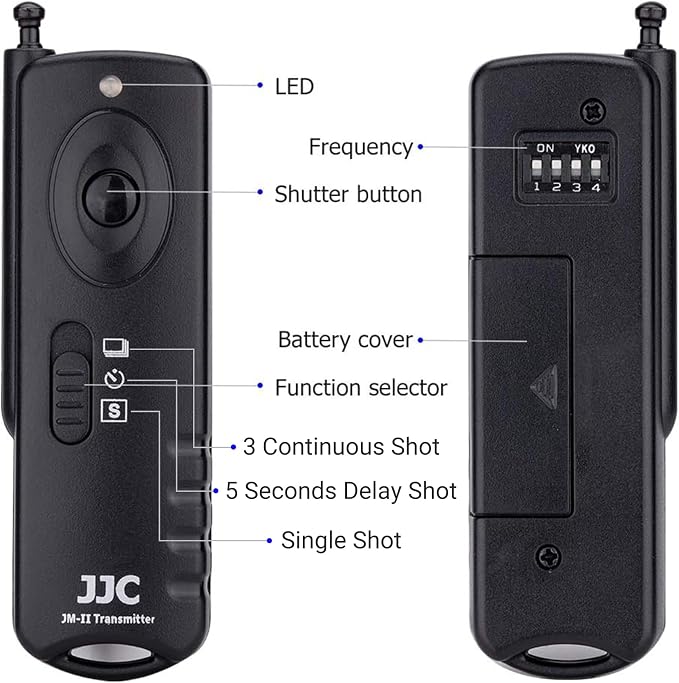 JJC Radio Wireless Remote Control Shutter Release